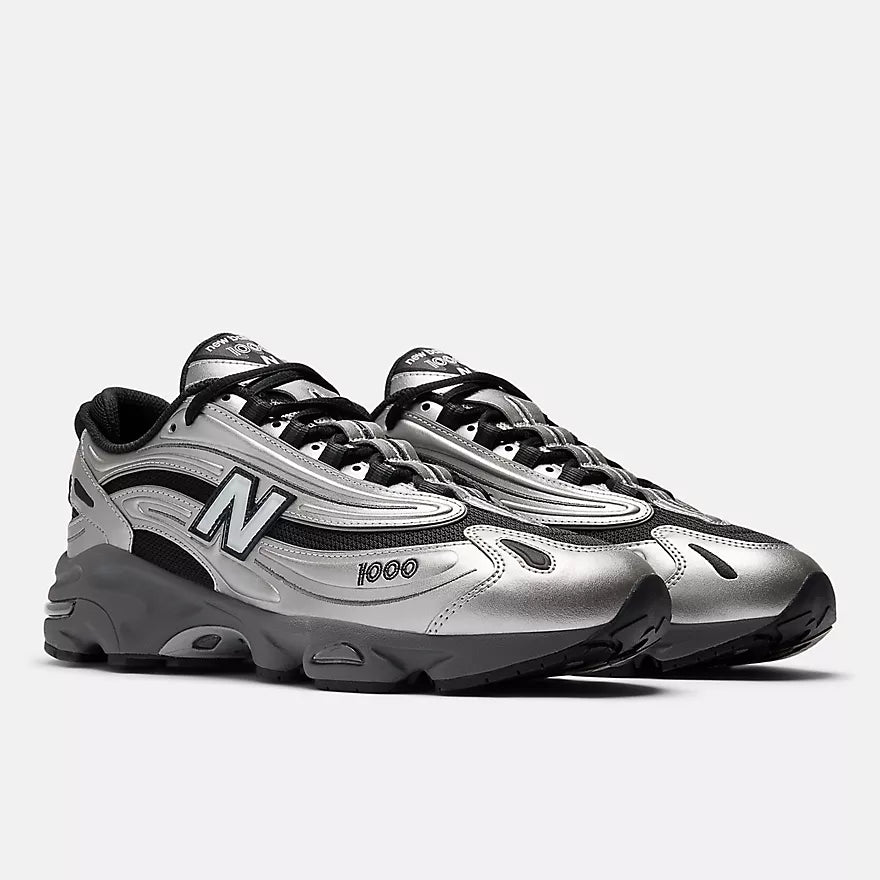 New Balance 1000 Black Silver Metallic