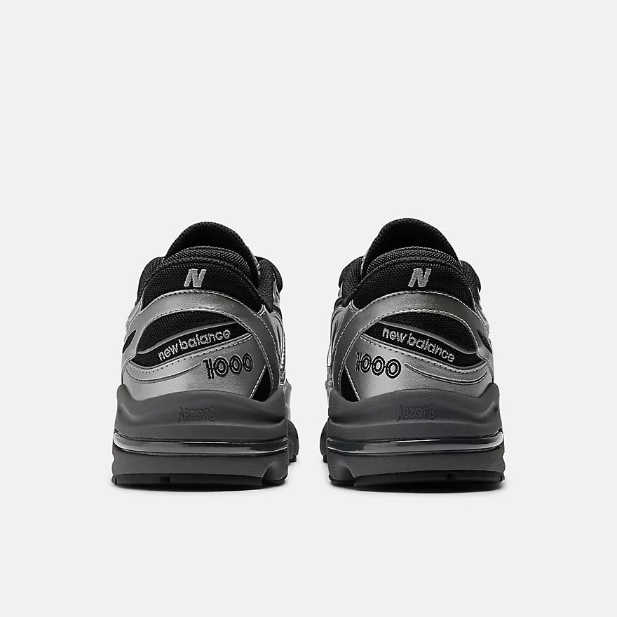 New Balance 1000 Black Silver Metallic