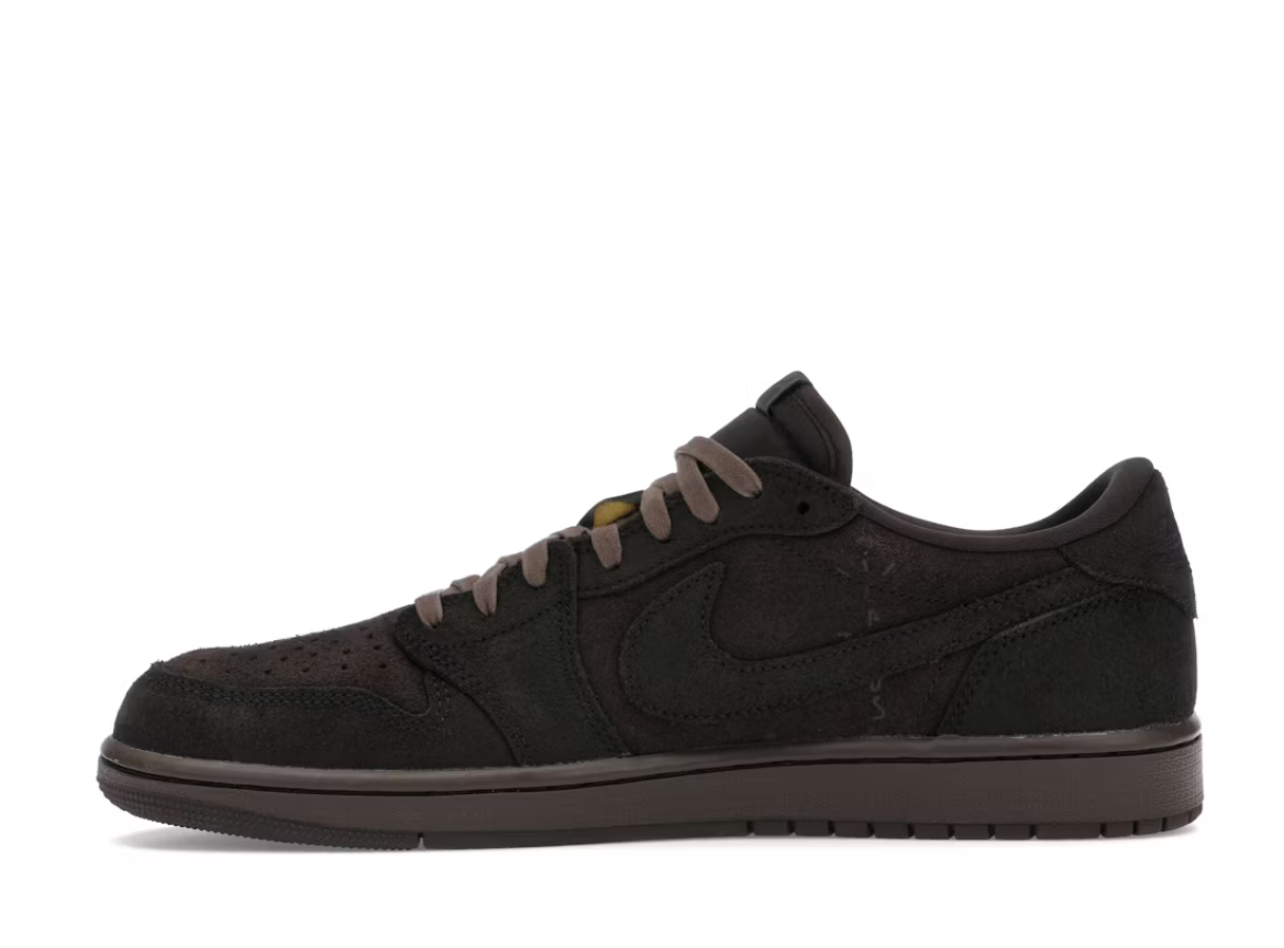 Jordan 1 Retro Low OG SP Travis Scott Velvet Brown SZ 14M / 15.5W