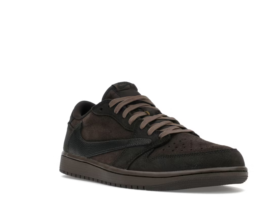 Jordan 1 Retro Low OG SP Travis Scott Velvet Brown SZ 14M / 15.5W